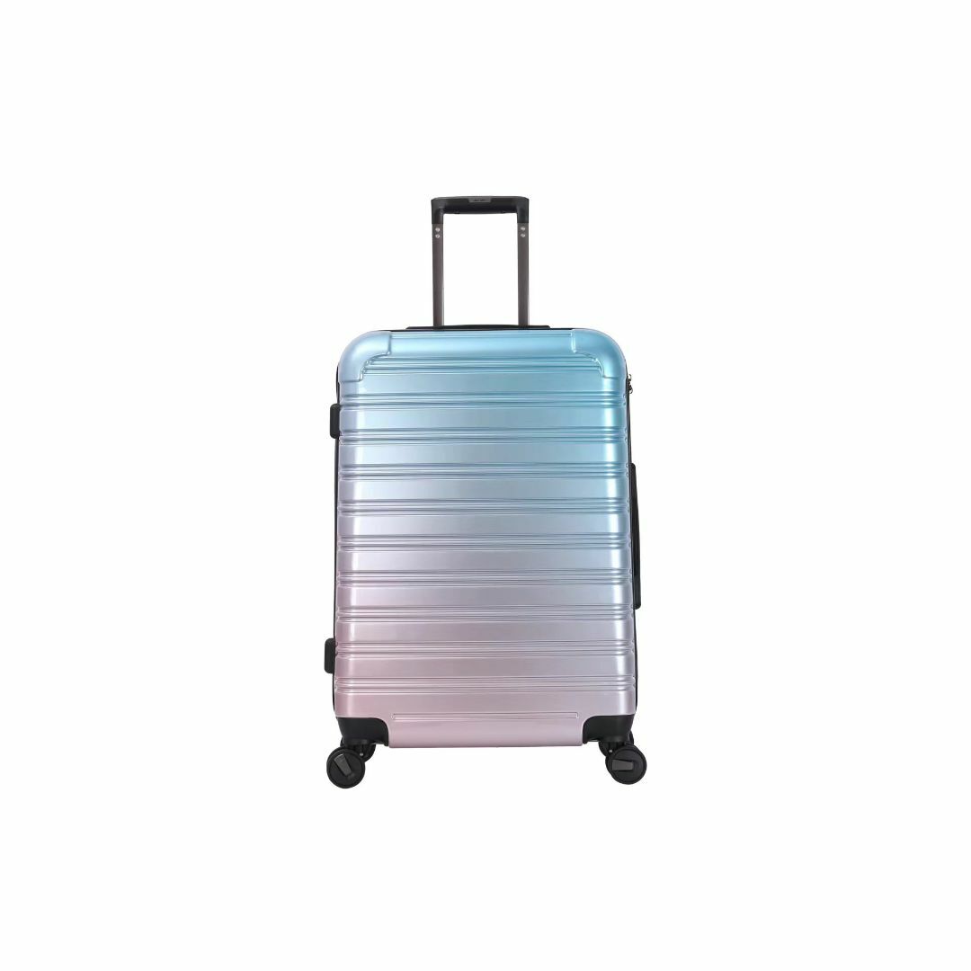 キャリーケース 紫 グラデーション Lサイズ 軽量 ハード TSA スーツケース