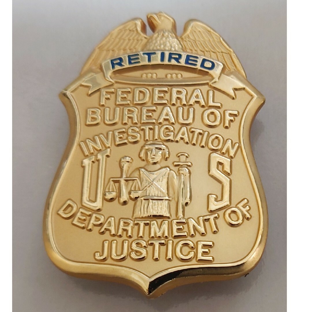 FBI 特別捜査官 SUN BADGE社バッジ・STRONG社バッジケースセット