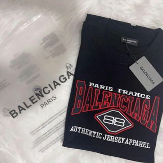 Balenciaga - バレンシアガ 半袖刺繍 ロゴラージ Tシャツの通販|ラクマ
