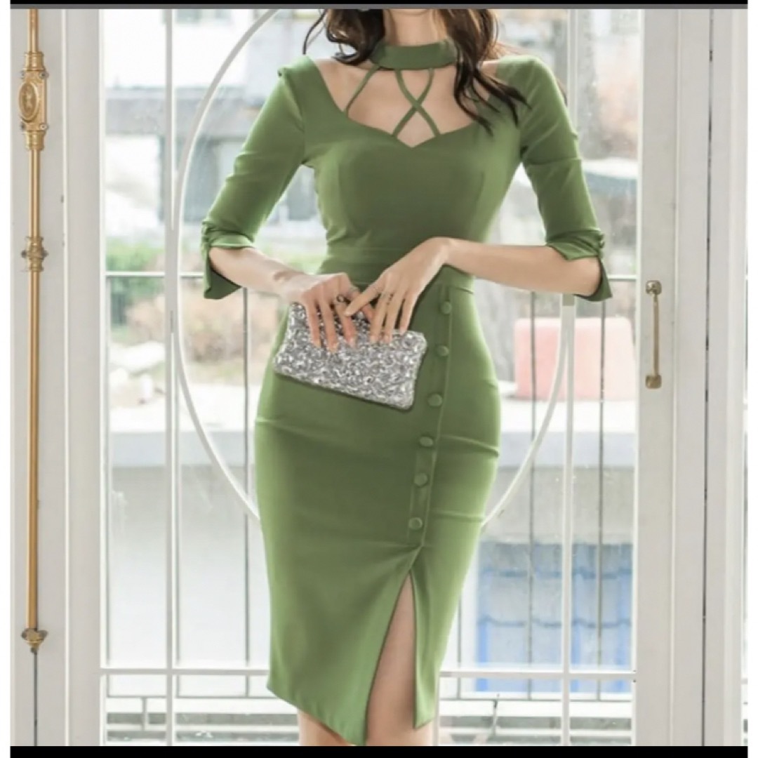 ドレス　韓国　キャバ　セクシー　キャバドレス　ラウンジ レディースのフォーマル/ドレス(ナイトドレス)の商品写真