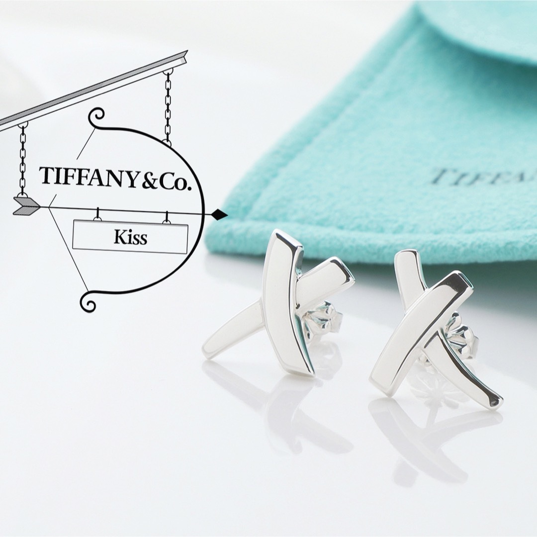 美品 TIFFANY ティファニー キス パロマ ピカソ 925 ピアスレディース