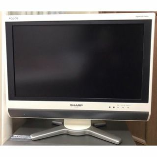 シャープ(SHARP)の【値下げ】美品　AQUOS テレビ　20型　ホワイト　LC-20D50(テレビ)