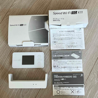 エヌイーシー(NEC)のspeed Wi-Fi 5G ×11(PC周辺機器)