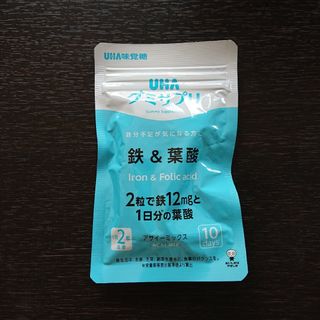 ユーハミカクトウ(UHA味覚糖)のUHA味覚糖 グミサプリ 鉄＆葉酸 10日×4袋 80粒(その他)