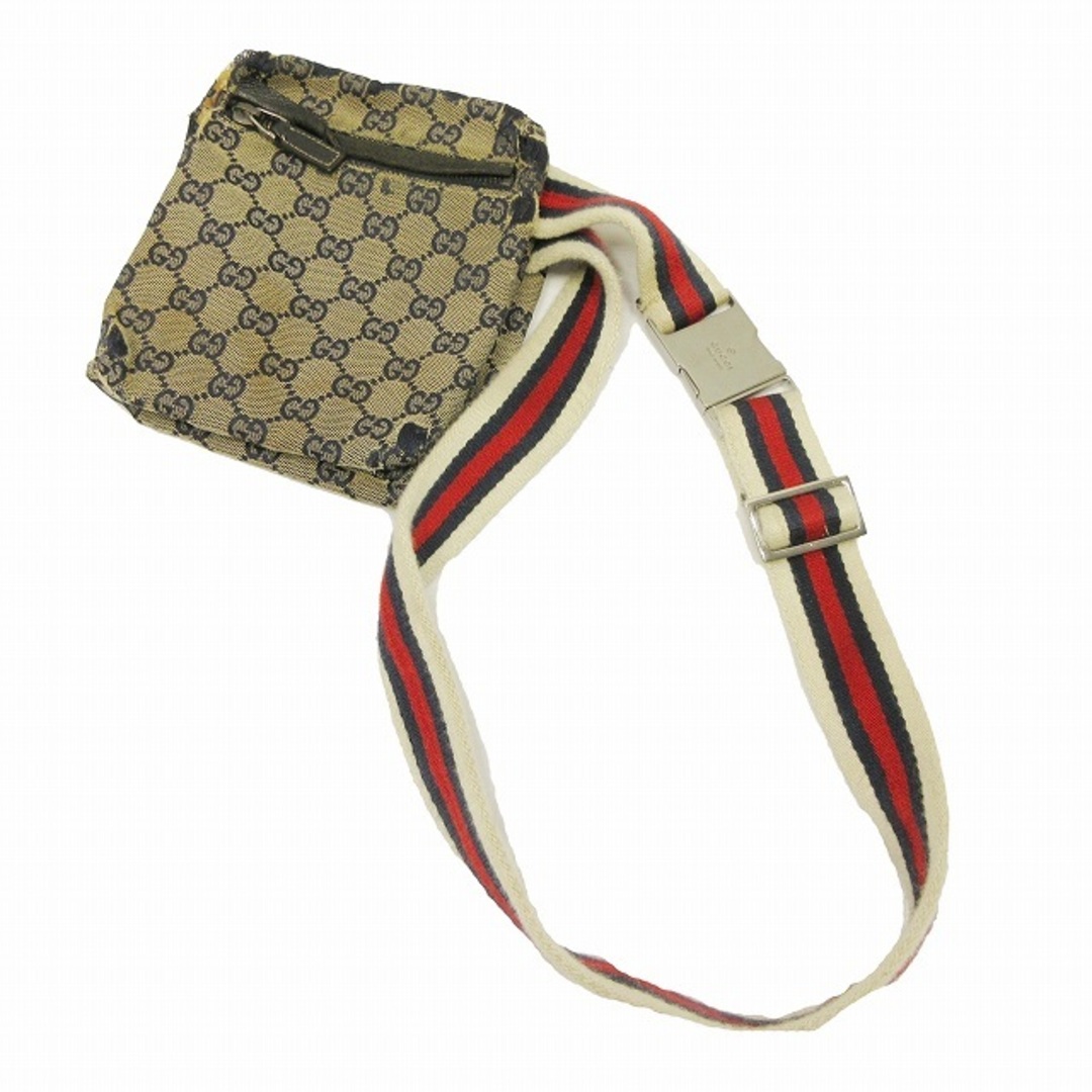 Gucci - グッチ GUCCI 28566 GGキャンバス シェリーライン ウエスト