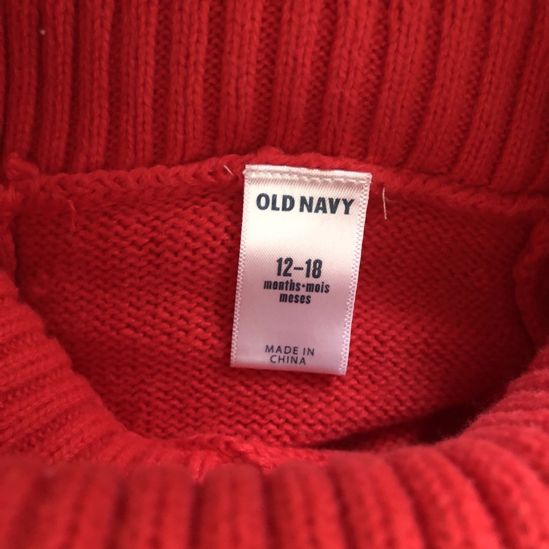 Old Navy(オールドネイビー)のポンチョ 12-18 2枚目半額 キッズ/ベビー/マタニティのベビー服(~85cm)(ニット/セーター)の商品写真