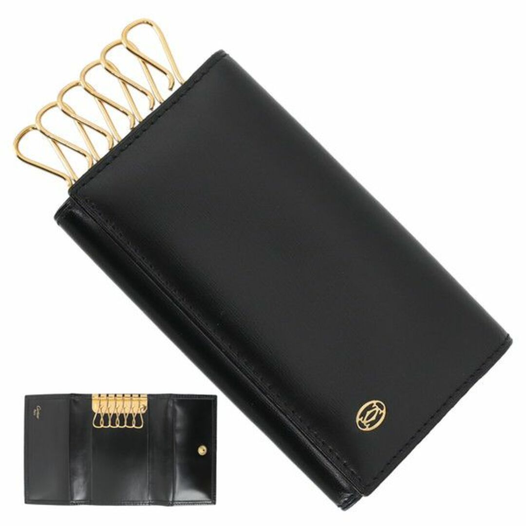 カルティエ 6連キーケース パシャ メンズ レザー 革 未使用 147940