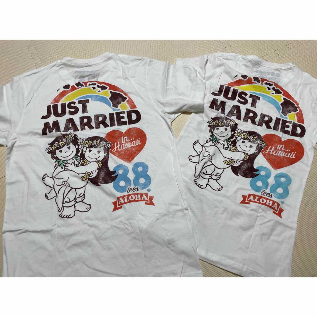 88TEES - 88TEES just married💍Tシャツ2枚セットの通販 by 930's shop