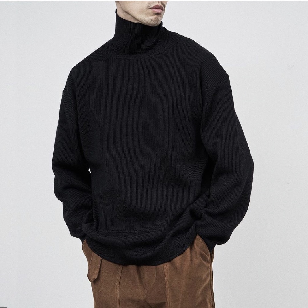 graphpapergraphpaper high density neck knit