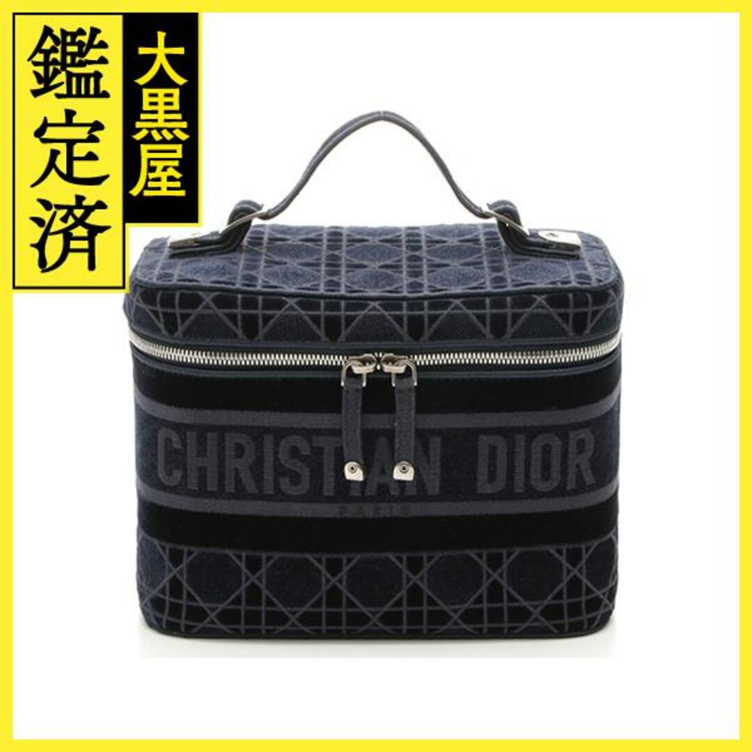 Dior　カナージュ　ディオールトラベル　ヴァニティバッグ　ベロア　【431】