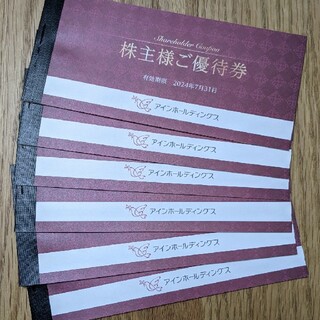 アインホールディングス　株主優待券　6冊(ショッピング)