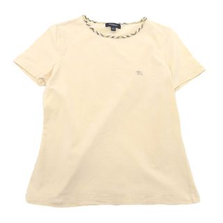 バーバリー(BURBERRY)のバーバリー BURBERRY 半袖 Tシャツ ノバチェック レディース ベージュ sizeS Y01405(Tシャツ(半袖/袖なし))