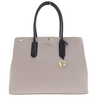 フルラ(Furla)の美品 フルラ FURLA TESSA レザー トートバッグ ライトグレー 98501 Y01437(トートバッグ)