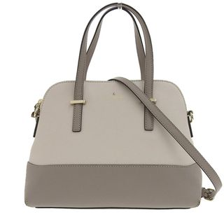 ケイトスペードニューヨーク(kate spade new york)のケイトスペード kate spade CEDAR STREET MAISE レザー 2WAYバッグ ハンドバッグ アイボリー グレージュ pxru4471 Y01440(ハンドバッグ)