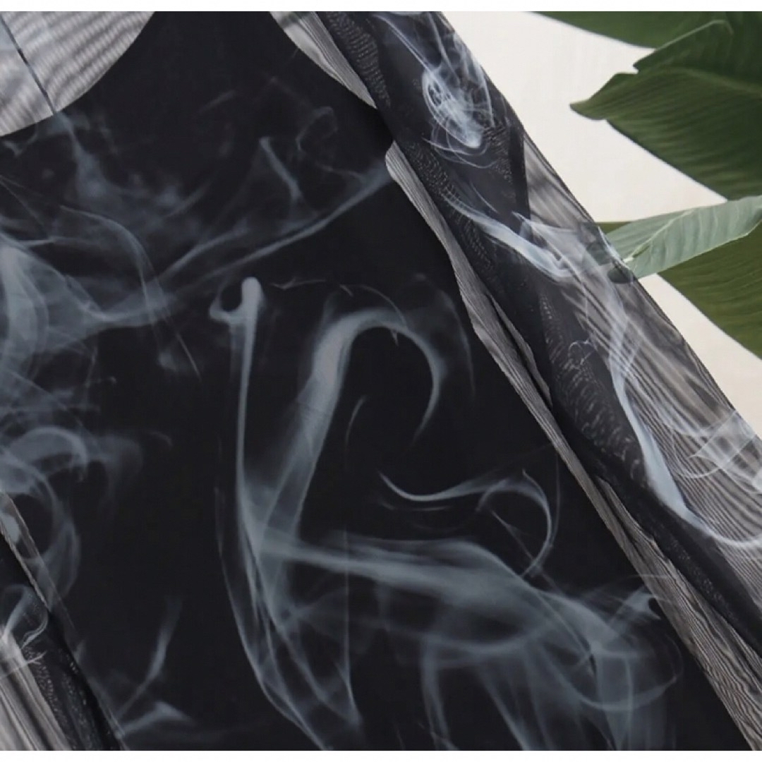 Ameri CURL OF SMOKE SHEER DRESS