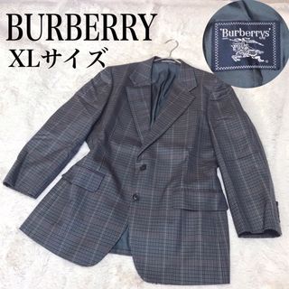 バーバリー(BURBERRY)の美品 大きいサイズ Burberry's  チェック テーラードジャケット 総柄(テーラードジャケット)