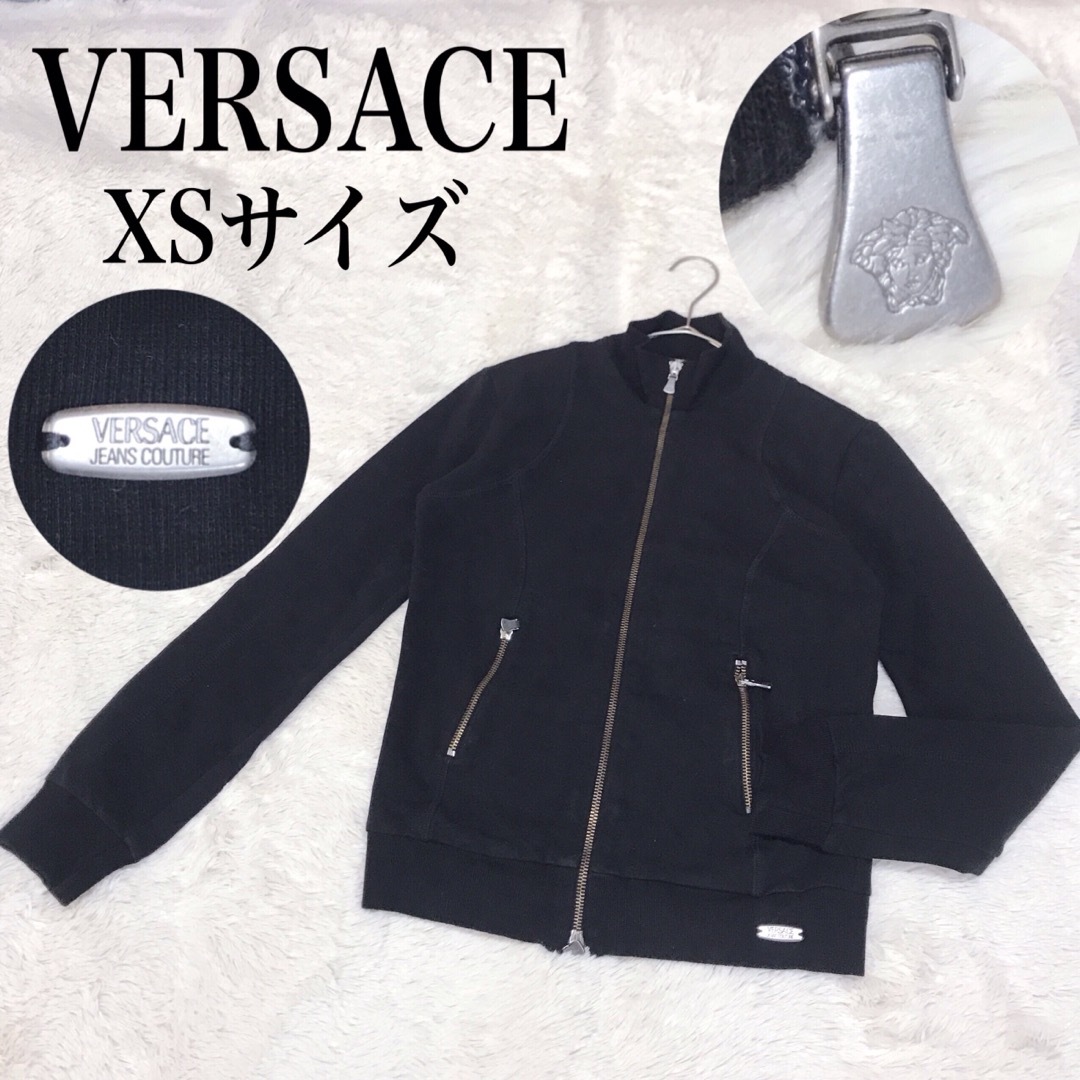 VERSACE JEANS COUTURE ブルゾンジャケット ブラック XS