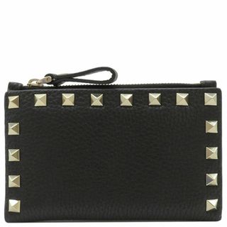 ヴァレンティノ(VALENTINO)のヴァレンティノ  二つ折り財布  ロックスタッズ カード ウォレット(財布)