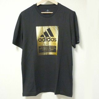 アディダス(adidas)の大きいサイズ2XL★アディダス黒メンズTシャツ/金(ゴールド)(Tシャツ/カットソー(半袖/袖なし))