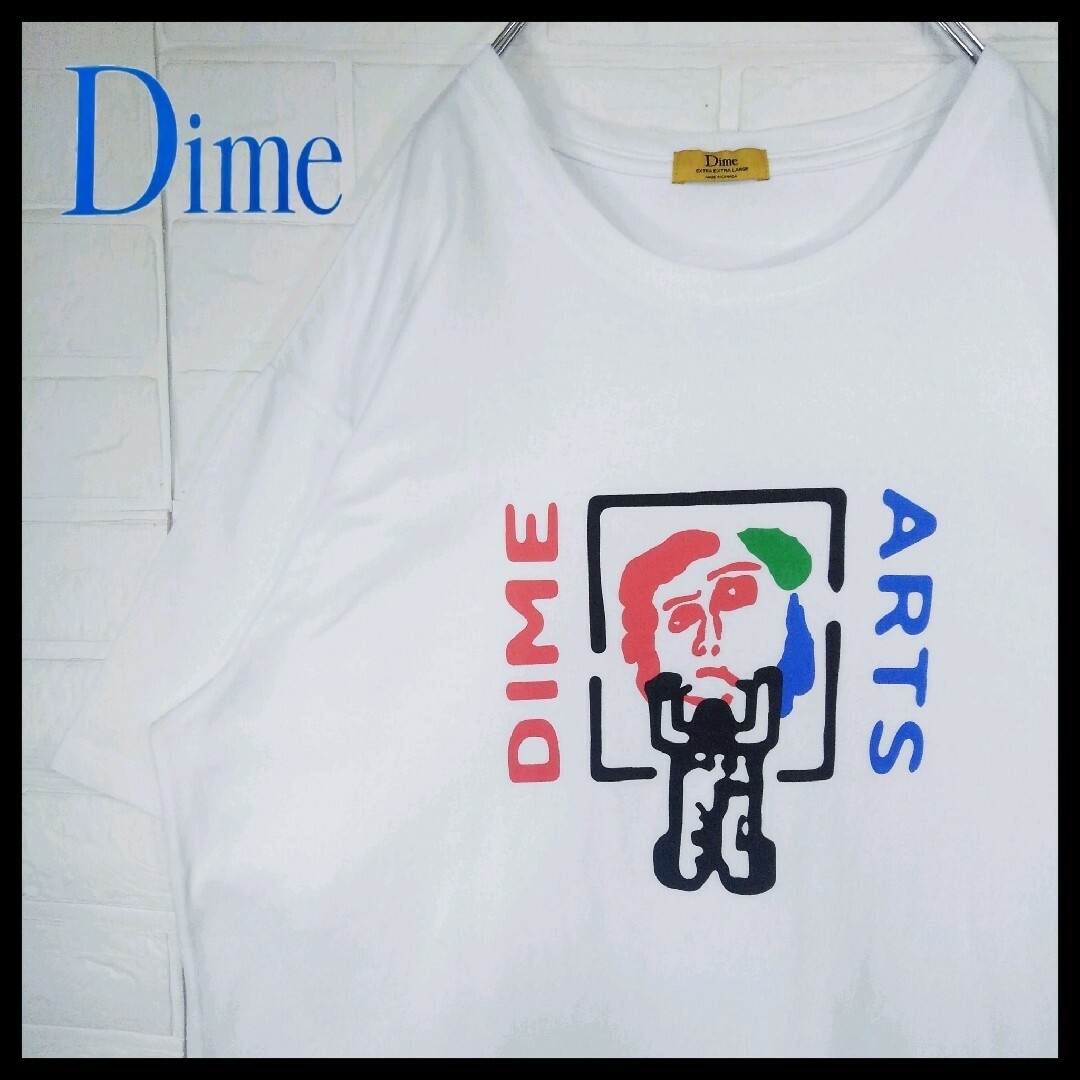 《DIME(ダイム)》カラフル　アートデザイン　ロゴ　ビッグシルエット　Tシャツ