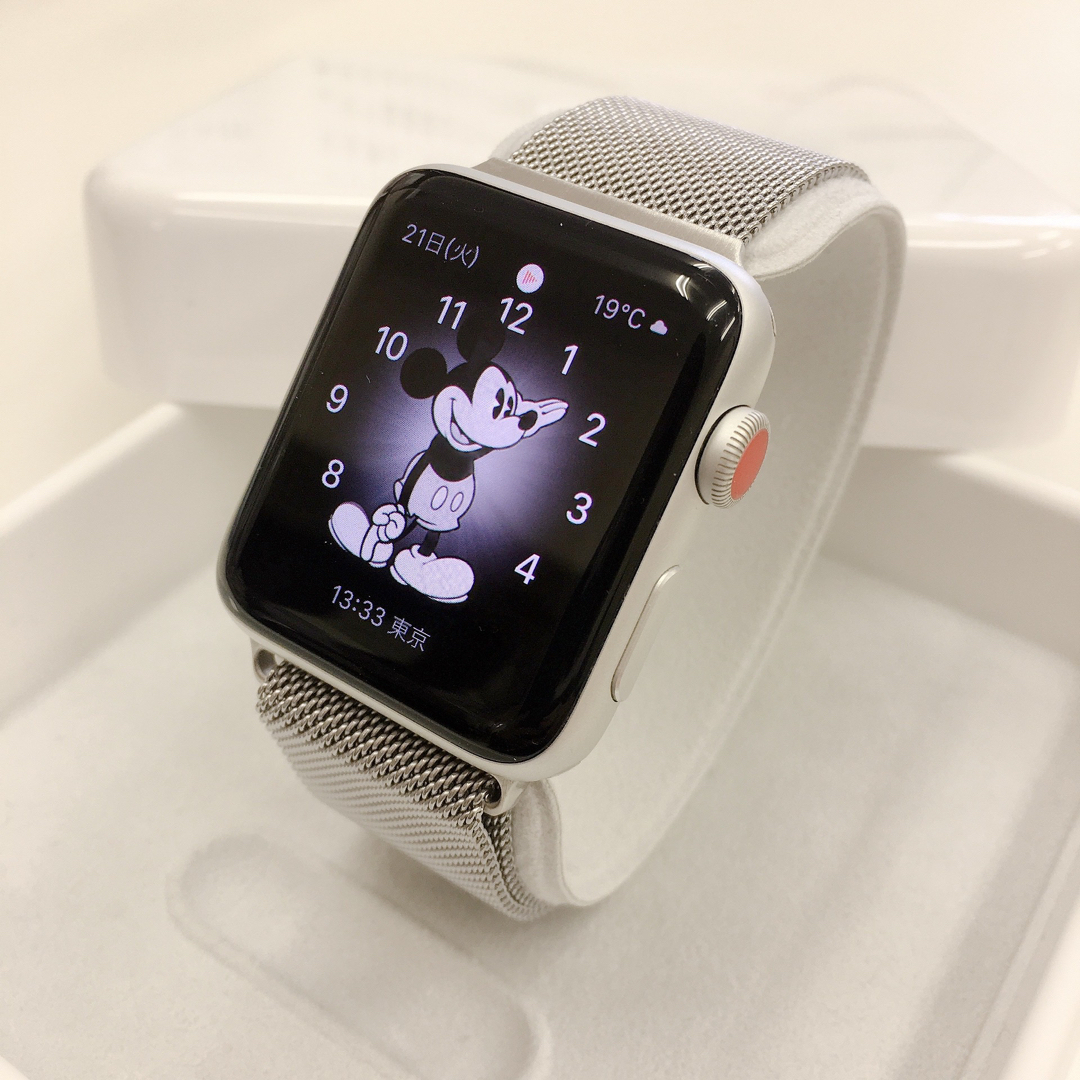 美品　Apple Watch 3 スペースグレイ38mm 本体　アップルウォッチ