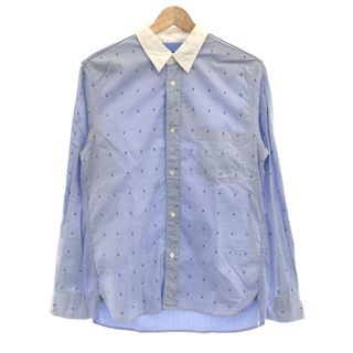 コムデギャルソン(COMME des GARCONS)のコムデギャルソンオム 17SS マイクロフラワー切替ストライプシャツ(シャツ)