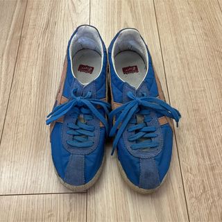 オニツカタイガー(Onitsuka Tiger)のオニツカタイガー　スニーカー　ブルー　オレンジ　25.0cm(スニーカー)