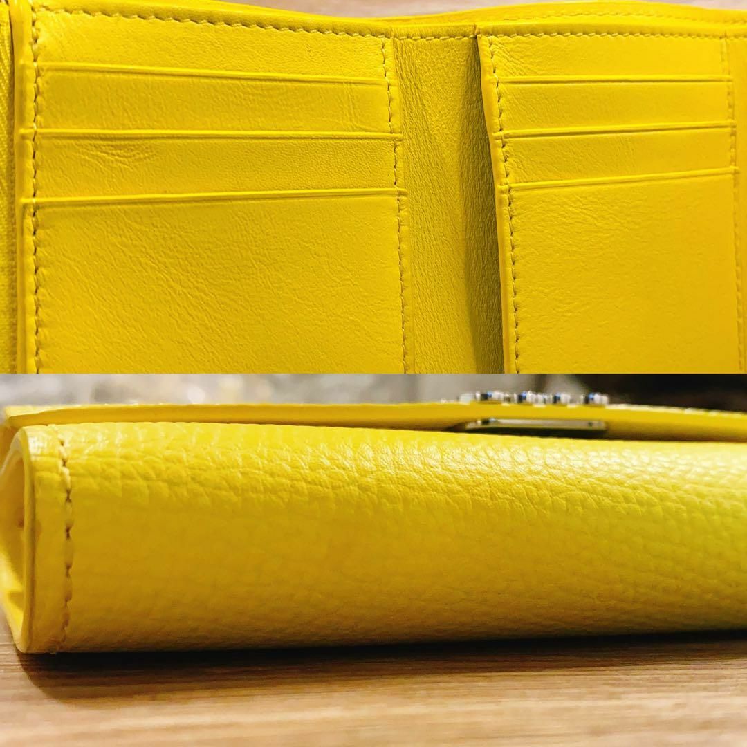 ◇ロエベ◇アナグラム バーティカルウォレット スモール レモン 財布