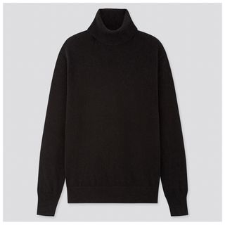 ユニクロ(UNIQLO)のユニクロ　カシミヤータートルネックセーター(ニット/セーター)