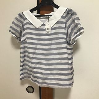 アナトリエ(anatelier)の新品・未使用アナトリエ　バックリボンブラウス(シャツ/ブラウス(半袖/袖なし))