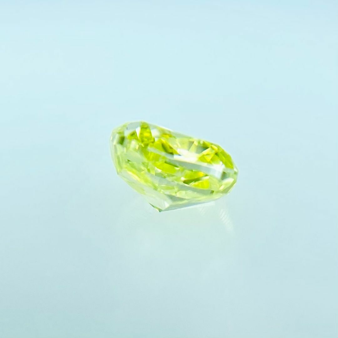 FANCY INTENSE YELLOW GREEN 0.243ct X 6