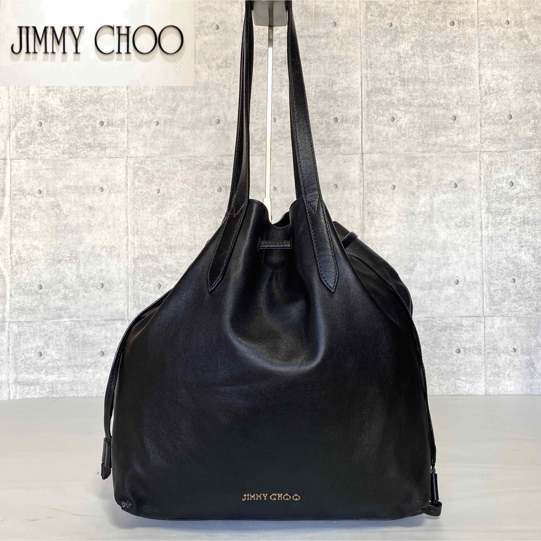 JIMMY CHOO - 【JIMMY CHOO】BARRA BLACK 2WAYトートバッグ定価12万の