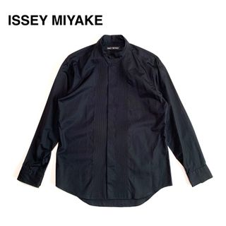 ISSEY MIYAKE - イッセイミヤケ メンズ ストライプ シワ加工 長袖