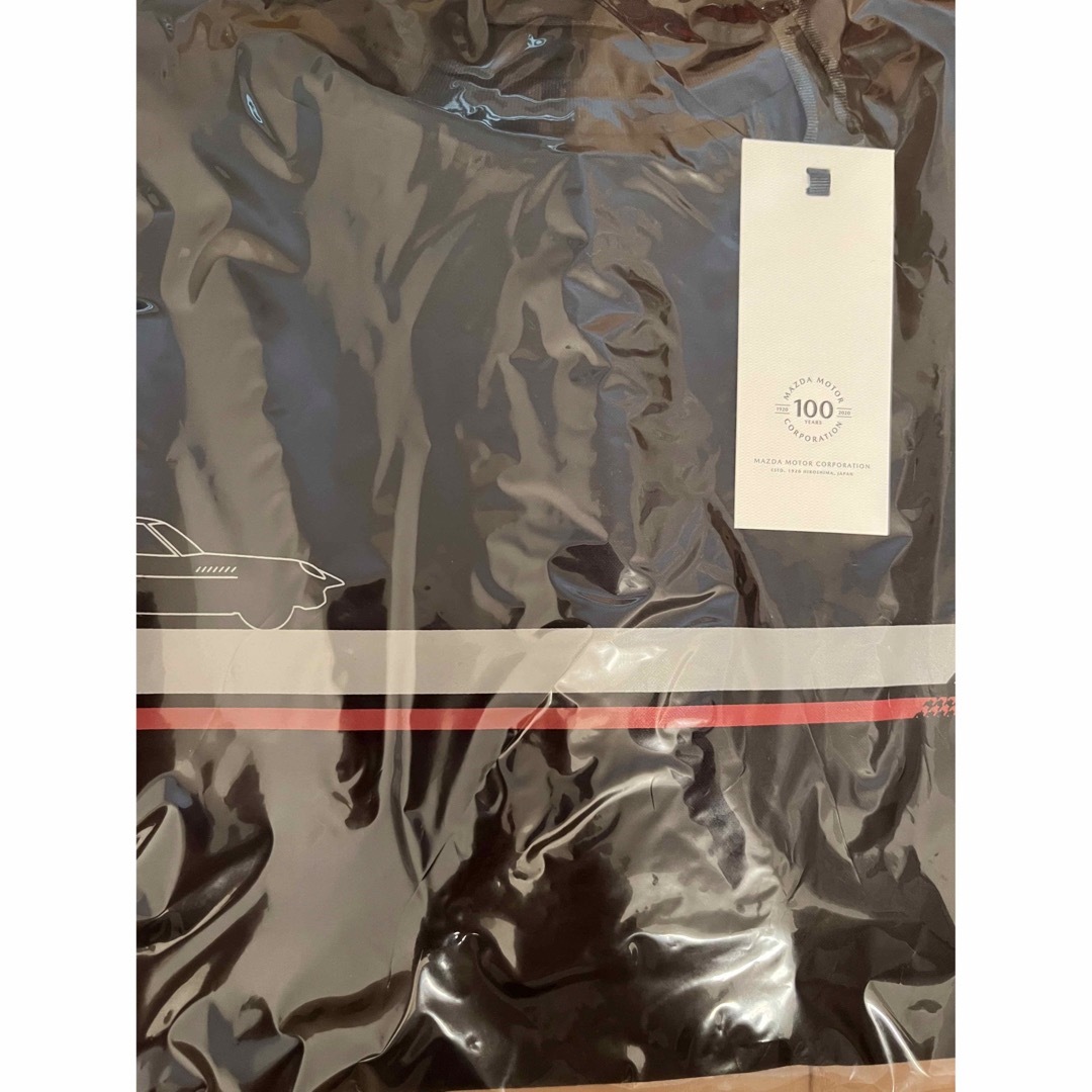 マツダ(マツダ)の新品未開封完売品　マツダ100周年記念　COSMO SPORT半袖シャツ　XL黒 メンズのトップス(Tシャツ/カットソー(半袖/袖なし))の商品写真