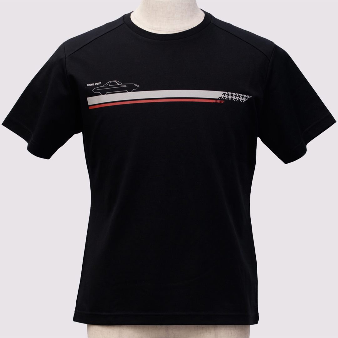 マツダ(マツダ)の新品未開封完売品　マツダ100周年記念　COSMO SPORT半袖シャツ　XL黒 メンズのトップス(Tシャツ/カットソー(半袖/袖なし))の商品写真