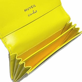 MUVEIL - ♀【新品】ミュベール カードケース 名刺入れ パール クロコ