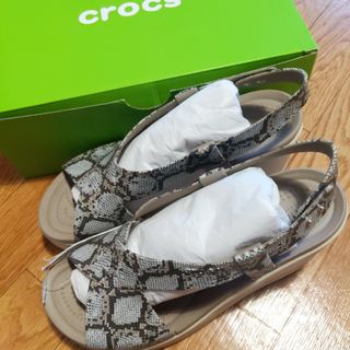 クロックス(crocs)のクロックス　ウェッジサンダル(サンダル)