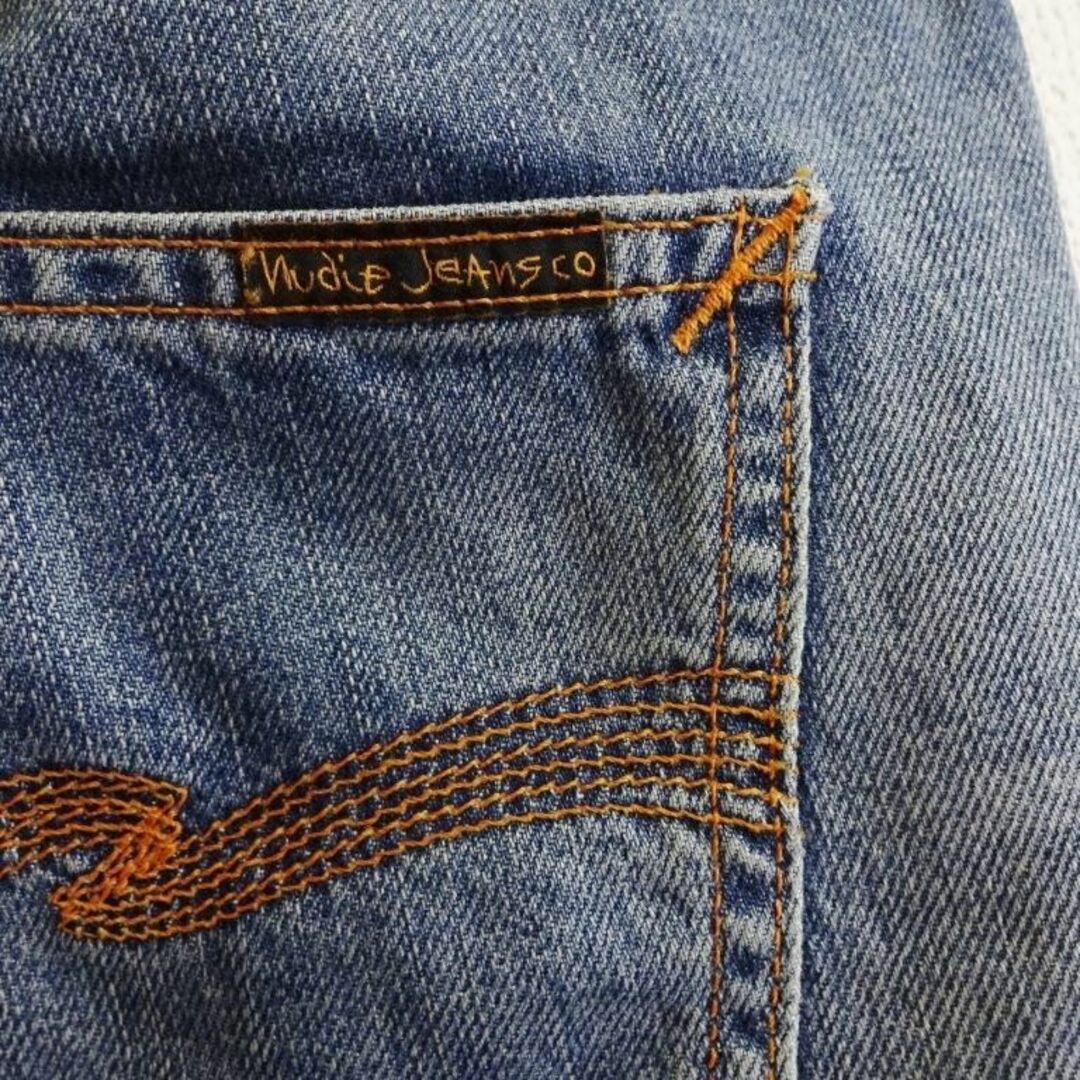 Nudie Jeans(ヌーディジーンズ)のヌーディージーンズ　THIN FINN　W76cm　スキニースリムデニム　明青 メンズのパンツ(デニム/ジーンズ)の商品写真