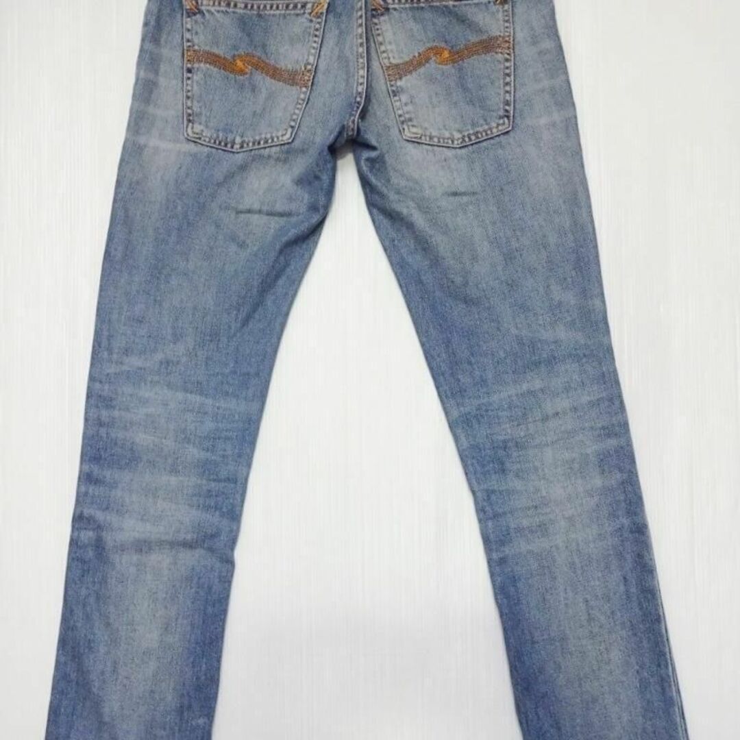 Nudie Jeans(ヌーディジーンズ)のヌーディージーンズ　THIN FINN　W76cm　スキニースリムデニム　明青 メンズのパンツ(デニム/ジーンズ)の商品写真