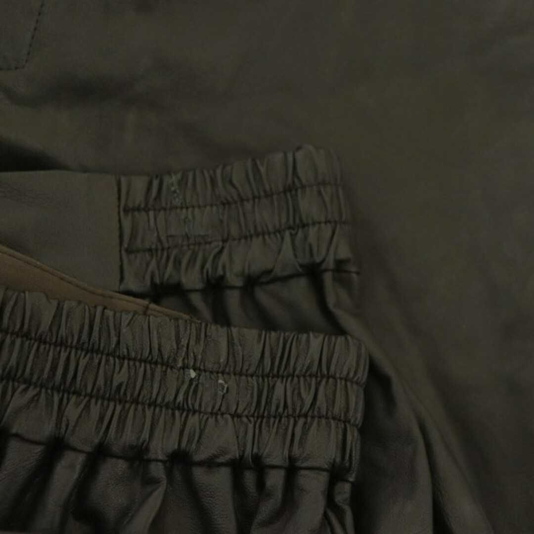 GALLARDA GALANTE(ガリャルダガランテ)のガリャルダガランテ エコレザータイトスカート ロング 0 ダークブラウン レディースのスカート(ロングスカート)の商品写真