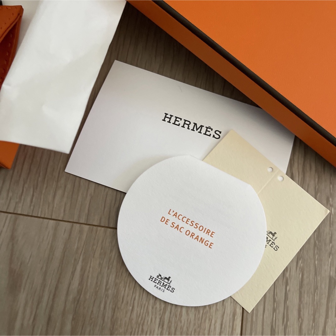 Hermes - ☆新品未使用☆HERMESエルメス ショッパーチャーム オレンジ