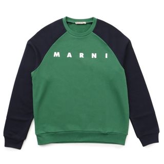 マルニ(Marni)のマルニ MARNI 【大人もOK】キッズ トレーナー スウェットシャツ カラーブロック ロゴ 長袖 2023年秋冬新作 M00818 M00NI 0M523(Tシャツ/カットソー)