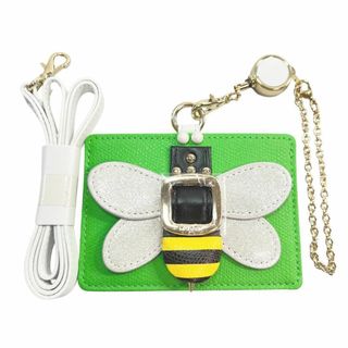 MUVEIL - ♀【新品】ミュベール 2WAYパスケース リール付き 緑 定期