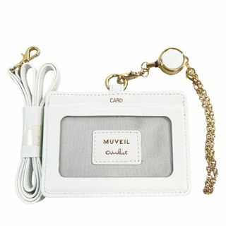 MUVEIL - ♀【新品】ミュベール 2WAYパスケース リール付き 緑 定期
