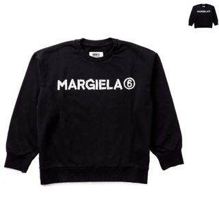 エムエムシックス(MM6)のエム エム シックス メゾン マルジェラ MM6 MAISON MARGIELA 【大人もOK】キッズ スウェットシャツ オーバーサイズ トレーナー ロゴプリント ジャージー 2023年秋冬新作 M60407 MM006 (Tシャツ/カットソー)