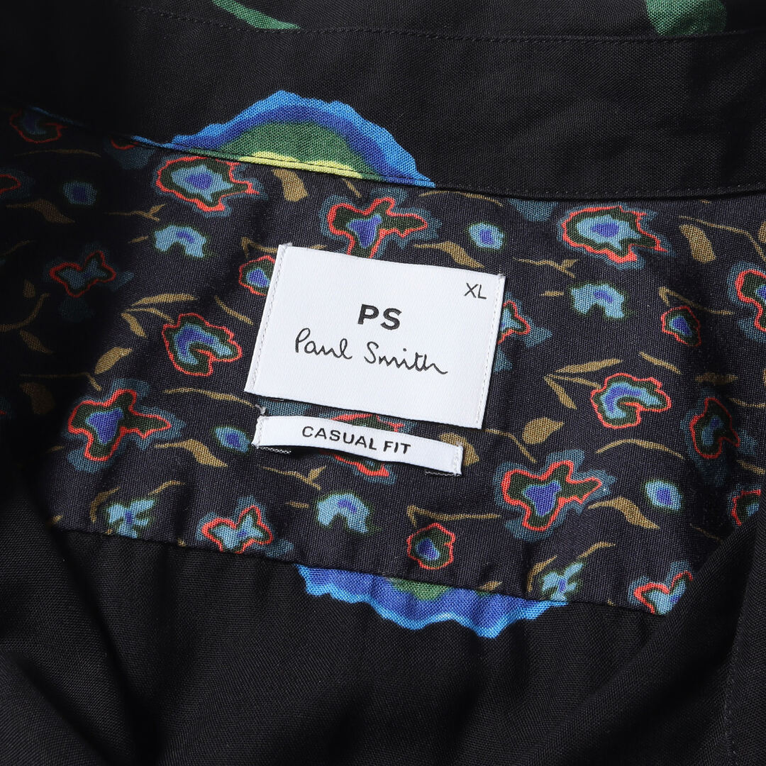 PAUL SMITH 黒　花柄　希少XLサイズ