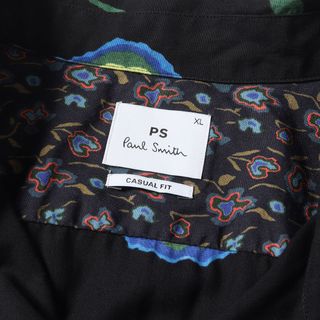 ＊ポールスミス Paul Smith フラワー 総柄 リヨセル 長袖シャツ M