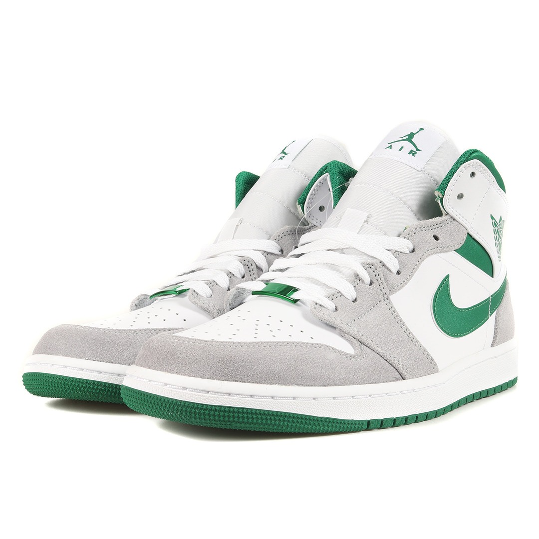 NIKE ナイキ サイズ:28.0cm AIR JORDAN 1 MID SE (DC7294-103) 2021年 エアジョーダン1 ミッド ホワイト パイングリーン US10 ミドルカット スニーカー 靴 【メンズ】