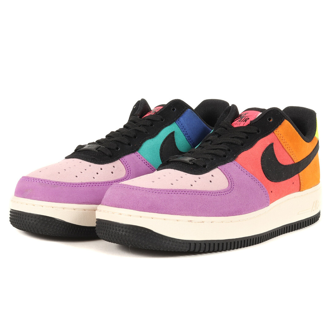 NIKE ナイキ サイズ:26.5cm 日本限定 AIR FORCE 1 07 LV8 POP THE STREET (CU1929-605) 2019年 エアフォース1 エレベイト ポップ ザ ストリート 渋谷 プリズムピンク ブラック US8.5 ローカット スニーカー 靴 【メンズ】【美品】 1