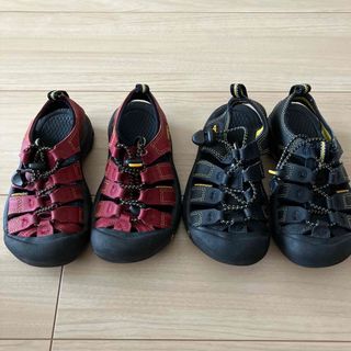 キーン(KEEN)のキーン　サンダル　2足　17センチ(サンダル)